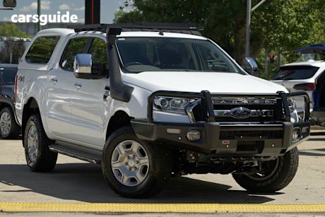 White 2018 Ford Ranger Dual Cab Utility Xlt 3.2 (4X4)