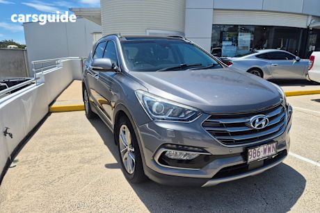 Silver 2016 Hyundai Santa FE Wagon Highlander Crdi (4X4)