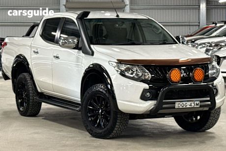 White 2017 Mitsubishi Triton Dual Cab Utility Gls (4X4) Sports Edt