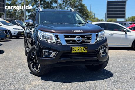Black 2017 Nissan Navara Dual Cab Utility St-X (4X2)