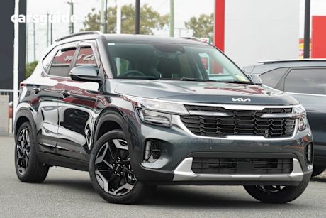 Grey 2025 Kia Seltos Wagon Gt-Line (Awd) (Two-Tone)