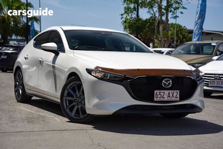 White 2021 Mazda 3 Hatchback G20 Touring