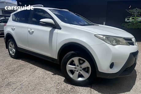 White 2013 Toyota RAV4 Wagon Gx (2Wd)