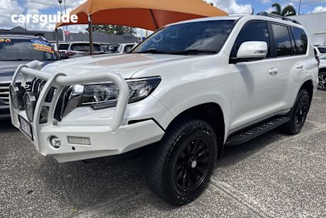 White 2018 Toyota Landcruiser Prado Wagon Gxl (4X4)