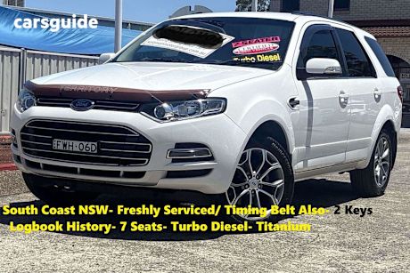 White 2014 Ford Territory Wagon Titanium (Rwd)