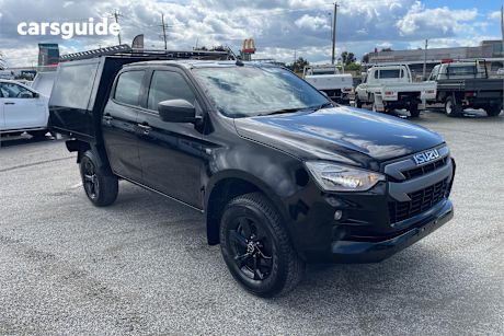 Black 2021 Isuzu D-MAX Crew Cab Chassis Sx (4X2) High-Ride