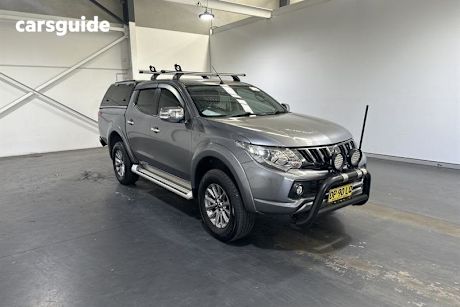 Silver 2017 Mitsubishi Triton Dual Cab Utility Gls (4X4)