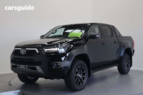 Black 2022 Toyota Hilux Double Cab Pick Up Rogue (4X4)
