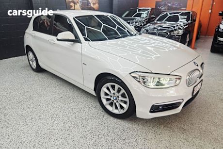 White 2017 BMW 118I Hatchback Sport Line