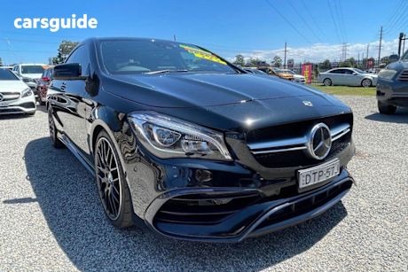 Black 2017 Mercedes-Benz CLA Coupe 45 4MATIC 117 MY17