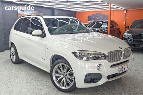 White 2015 BMW X5 Wagon Xdrive 50I