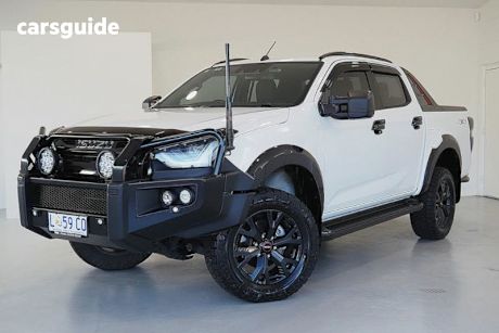 White 2023 Isuzu D-MAX Crew Cab Utility X-Terrain (4X4)