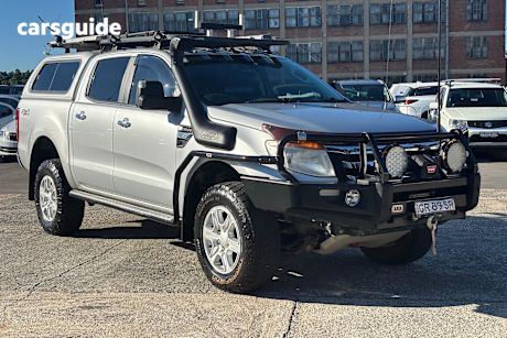 Silver 2014 Ford Ranger Dual Cab Utility Xlt 3.2 (4X4)