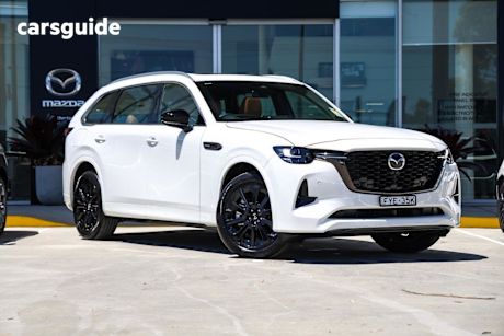 White 2025 Mazda CX-80 Wagon P50E Azami