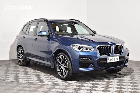 Blue 2020 BMW X3 Wagon Xdrive30I M Sport
