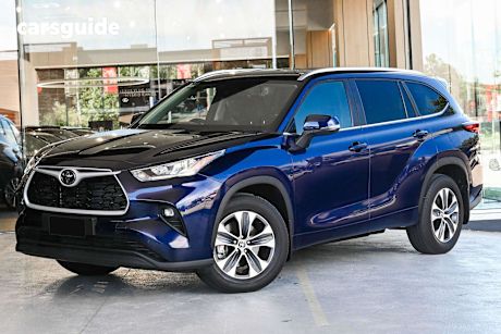 Blue 2024 Toyota Kluger SUV