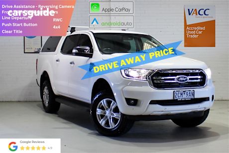 White 2019 Ford Ranger Double Cab Pick Up Xlt 3.2 (4X4)