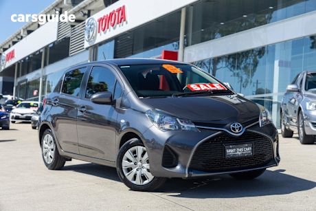 Grey 2014 Toyota Yaris Hatchback Ascent