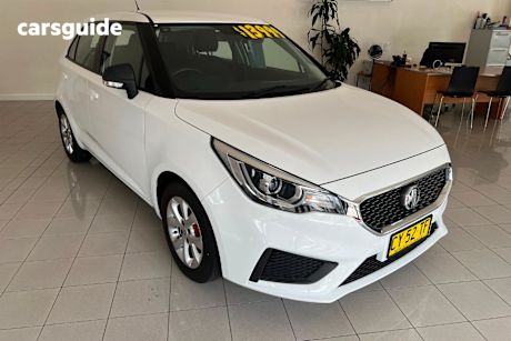 White 2020 MG MG3 Hatchback Core