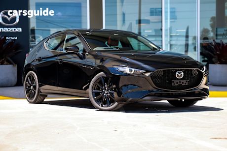 Black 2025 Mazda 3 Hatchback G25 Astina
