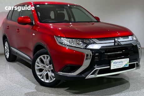 Red 2021 Mitsubishi Outlander Wagon Es 7 Seat (2Wd)