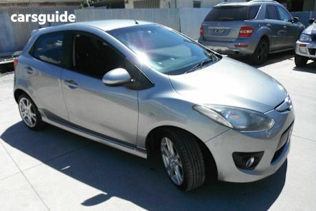 Silver 2009 Mazda 2 Hatchback Genki