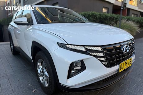 White 2023 Hyundai Tucson Wagon (Fwd)