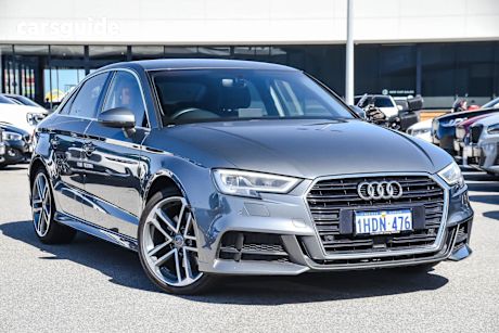 Grey 2020 Audi A3 Sedan 40 Tfsi S Line Plus