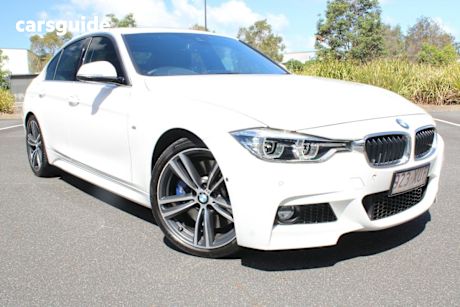 White 2017 BMW 330I Sedan M Sport