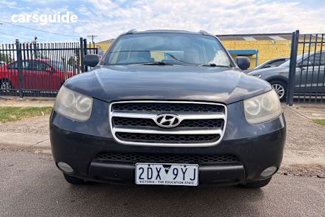 Black 2007 Hyundai Santa FE Wagon Slx (4X4)