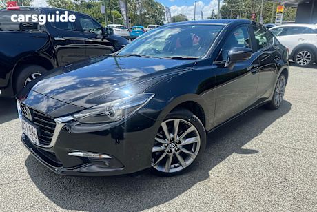 Black 2017 Mazda 3 Sedan Sp25 Astina