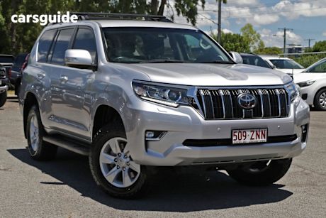 Silver 2019 Toyota Landcruiser Prado Wagon Gxl (4X4)