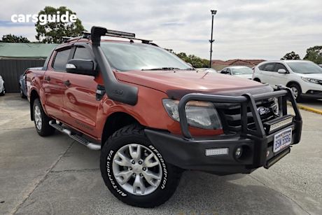 Orange 2015 Ford Ranger Dual Cab Pick-up Wildtrak 3.2 (4X4)