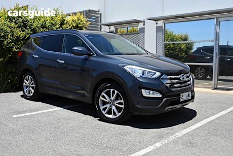 Grey 2013 Hyundai Santa FE Wagon Elite Crdi (4X4)