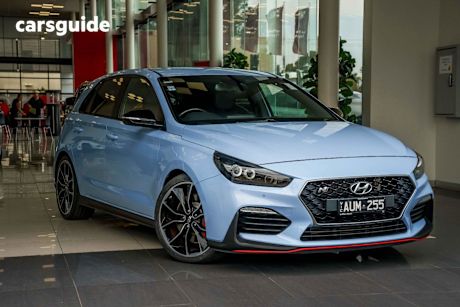 Blue 2018 Hyundai I30 Hatchback N Performance
