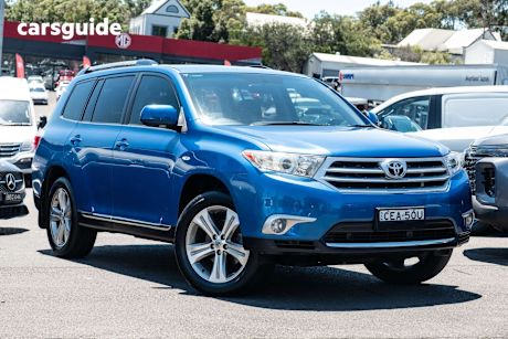 Blue 2011 Toyota Kluger Wagon Kx-S (Fwd)