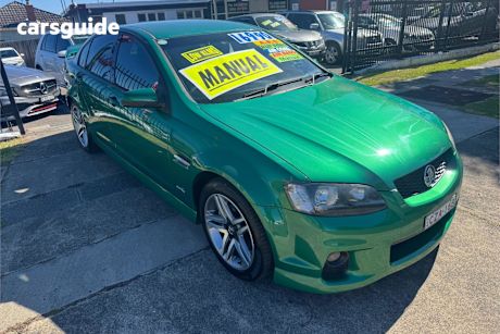 Green 2011 Holden Commodore Sedan Sv6