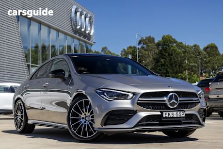 Grey 2020 Mercedes-Benz CLA35 Coupe 4Matic