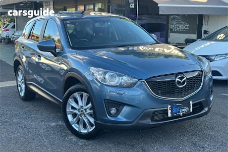 Blue 2014 Mazda CX-5 Wagon Grand Tourer (4X4)