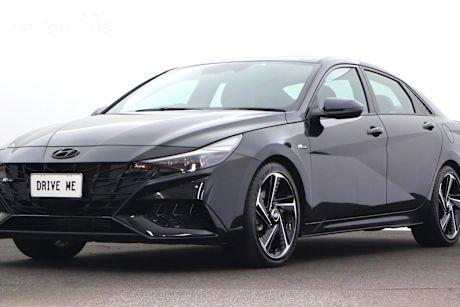 Black 2022 Hyundai I30 Sedan N Line Premium