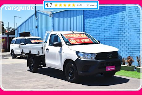 White 2021 Toyota Hilux Cab Chassis Workmate