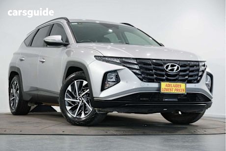 Silver 2022 Hyundai Tucson Wagon Elite (Awd)