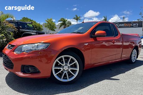 Orange 2013 Ford Falcon Ute Ute Tray XR6 ECOLPI R