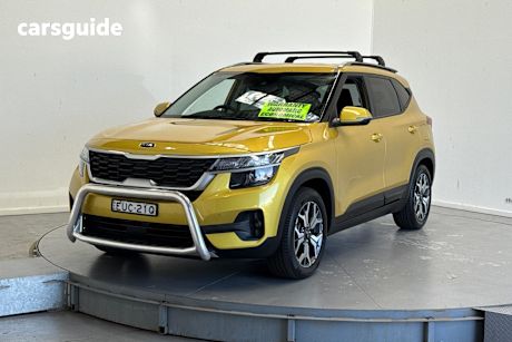 Yellow 2019 Kia Seltos Wagon Sport+ (Fwd)