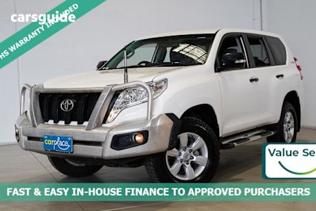 White 2016 Toyota Landcruiser Prado Wagon Gx (4X4)