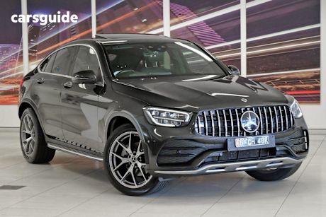 Grey 2022 Mercedes-Benz GLC300 Coupe 4Matic