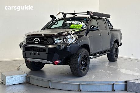 Black 2019 Toyota Hilux Double Cab Pick Up Rugged X (4X4)