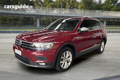 Red 2019 Volkswagen Tiguan Wagon Allspace 132 Tsi Comfortline