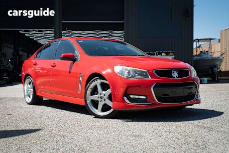 Red 2017 Holden Commodore Sedan Sv6