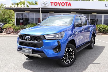Blue 2024 Toyota Hilux Double Cab Pick Up Sr5 48V (4X4)